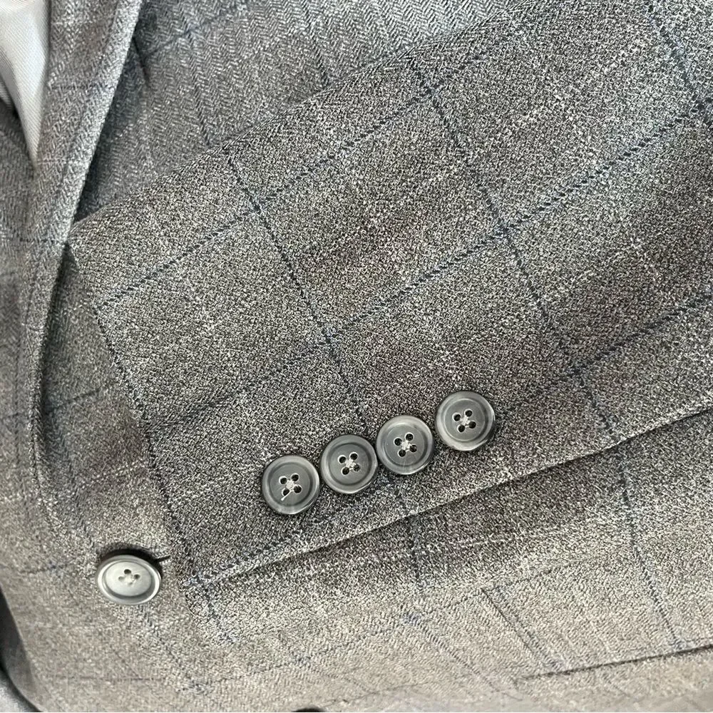 Pronto Uomo Gray Men's Blazer
